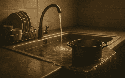 Mientras corre el agua
