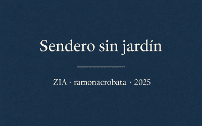 Sendero sin jardín