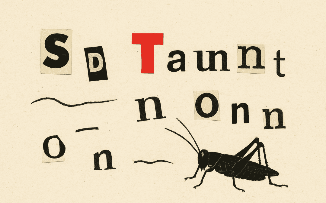 El idioma y sus saltamontes